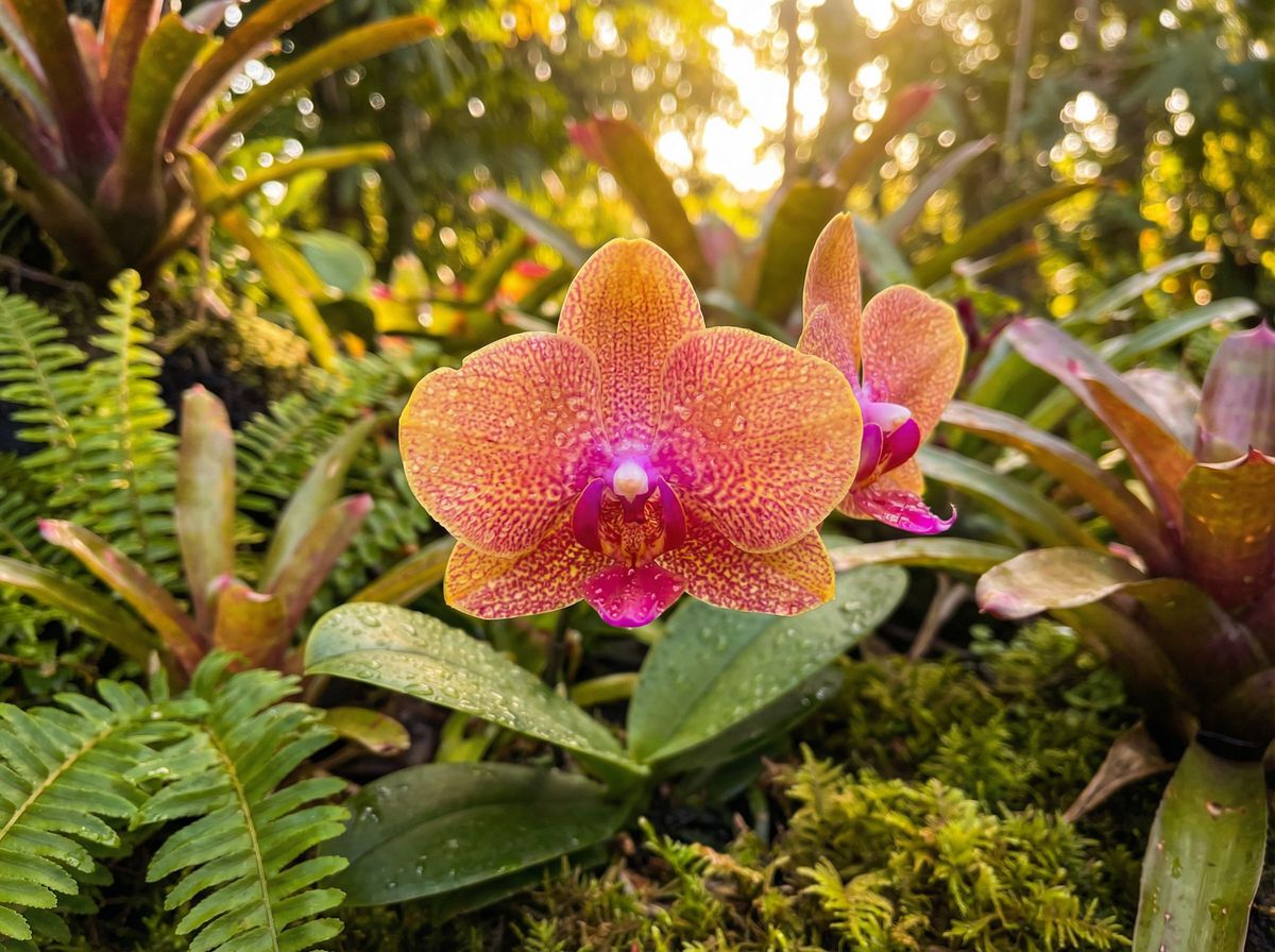 花色堂热带兰花植物视频