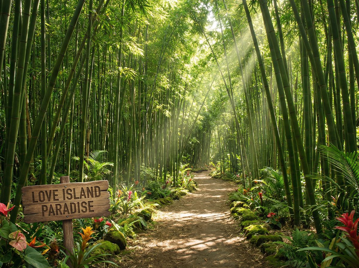 花色堂竹林植物视频